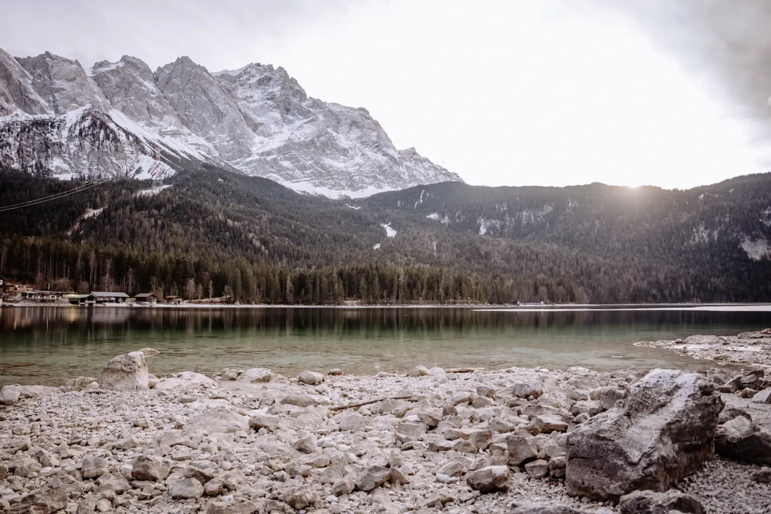 Eibsee mit wunderschönen Panorama