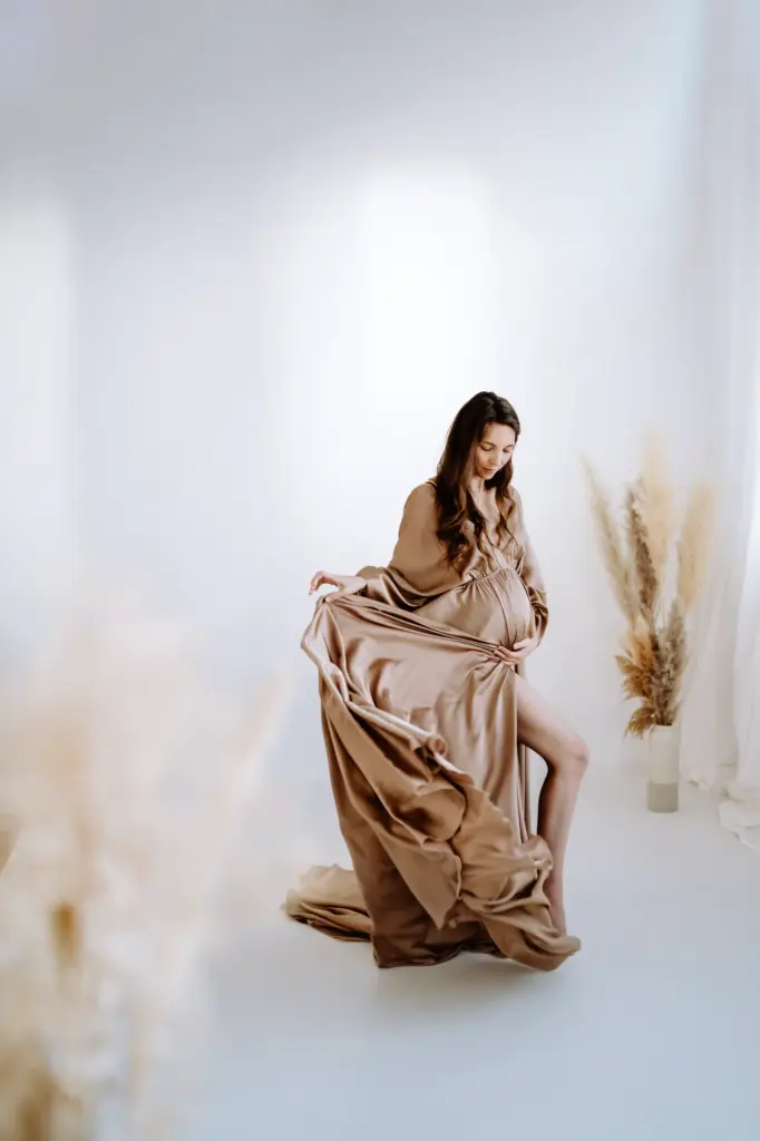 Schwangerschaftsfotografie Weilheim im Fotostudio